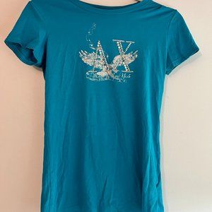 Bright Blue Armani Exchange T-Shirt
